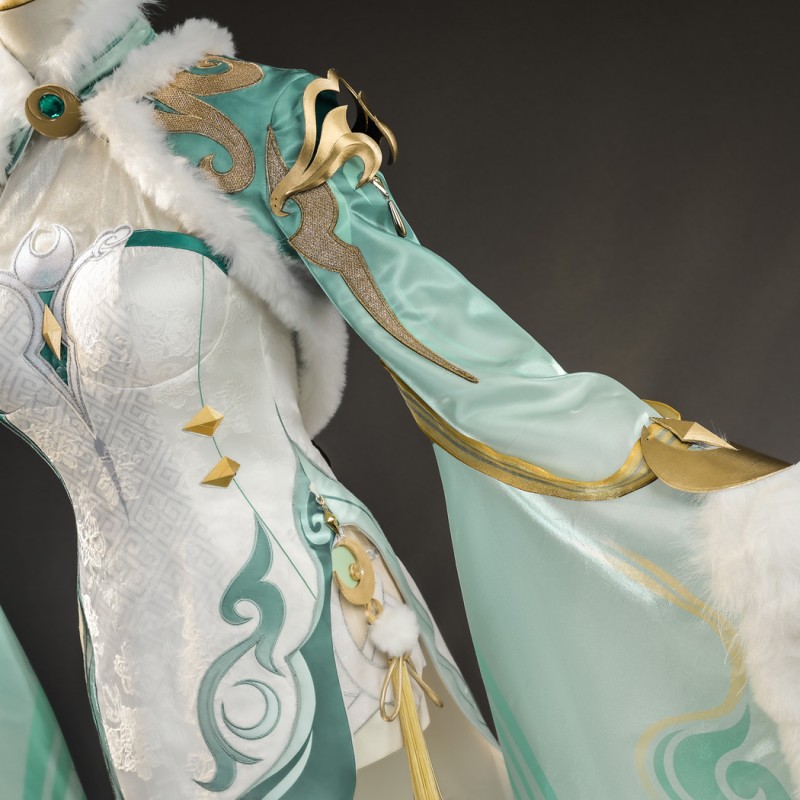 Genshin Impact Zibai Costume Female Cosplay Suit Uniform