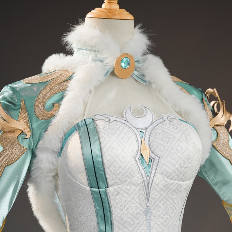 Genshin Impact Zibai Costume Female Cosplay Suit Uniform