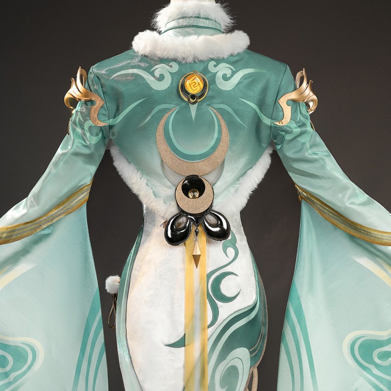 Genshin Impact Zibai Costume Female Cosplay Suit Uniform