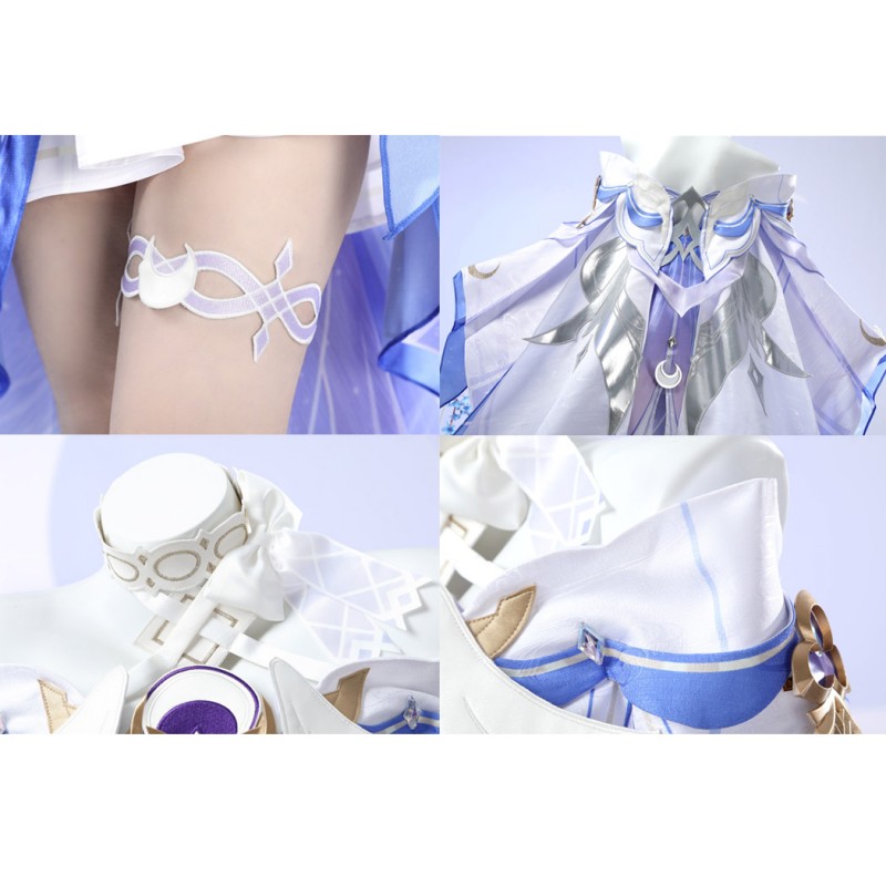 Genshin Impact Columbina Cosplay Costume Game Women Suit