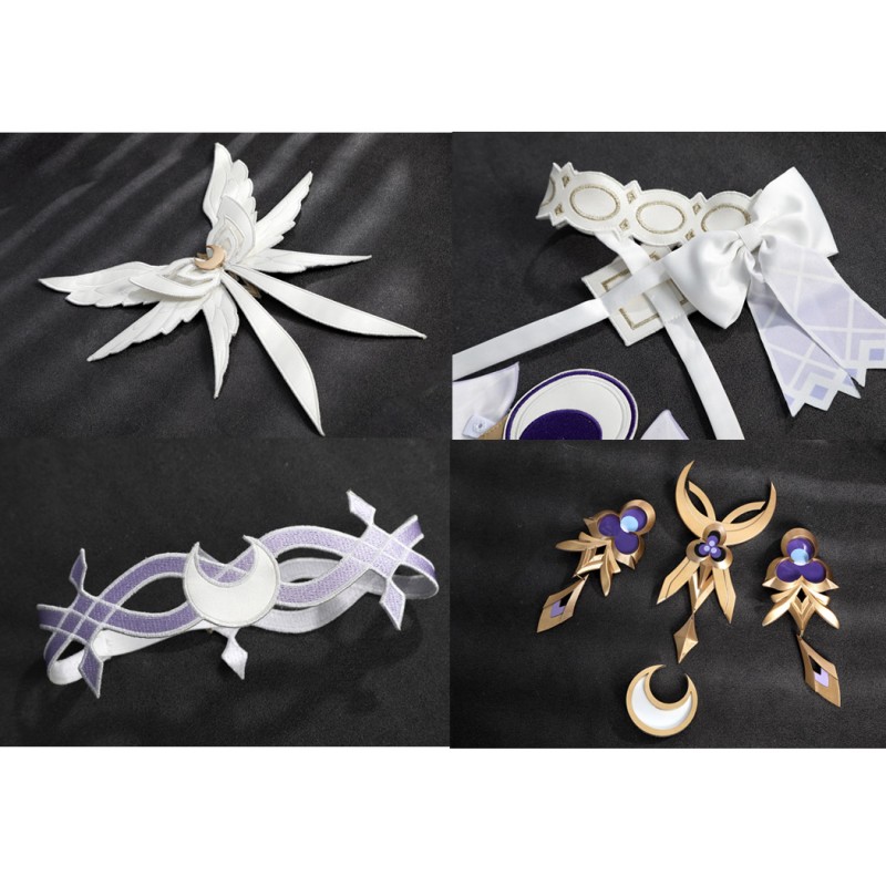 Genshin Impact Columbina Cosplay Costume Game Women Suit