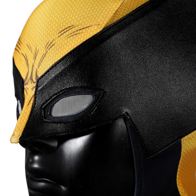 X-Men Wolverine Brown Jumpsuit Cosplay Costume Adult Polyester Suit