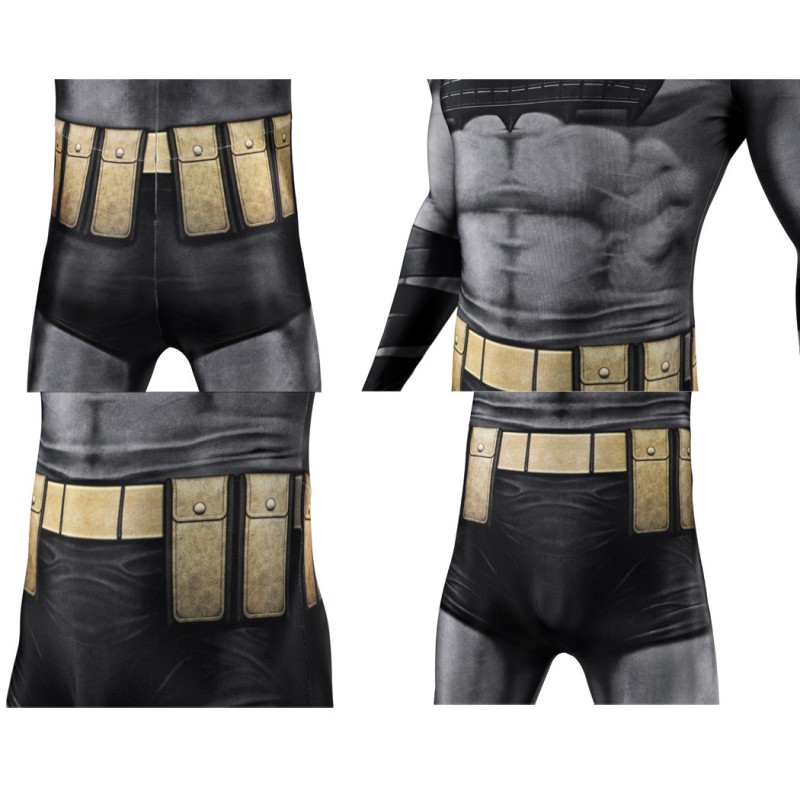 Bruce Thomas Wayne Black Jumpsuit Absolute Bat Cosplay Costumes