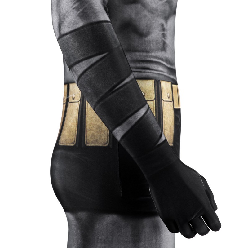 Bruce Thomas Wayne Black Jumpsuit Absolute Bat Cosplay Costumes