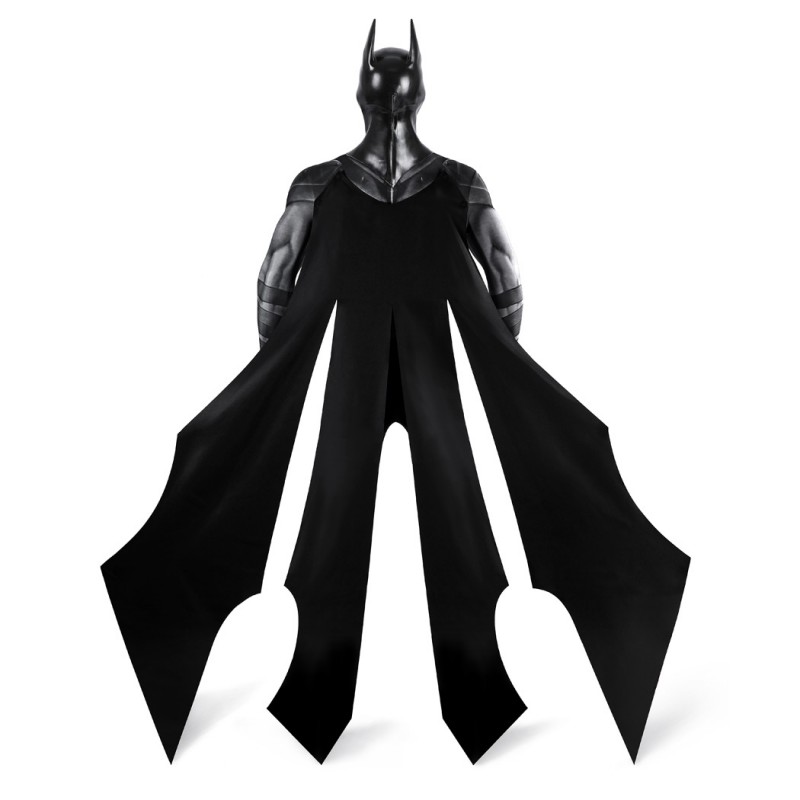 Bruce Thomas Wayne Black Jumpsuit Absolute Bat Cosplay Costumes
