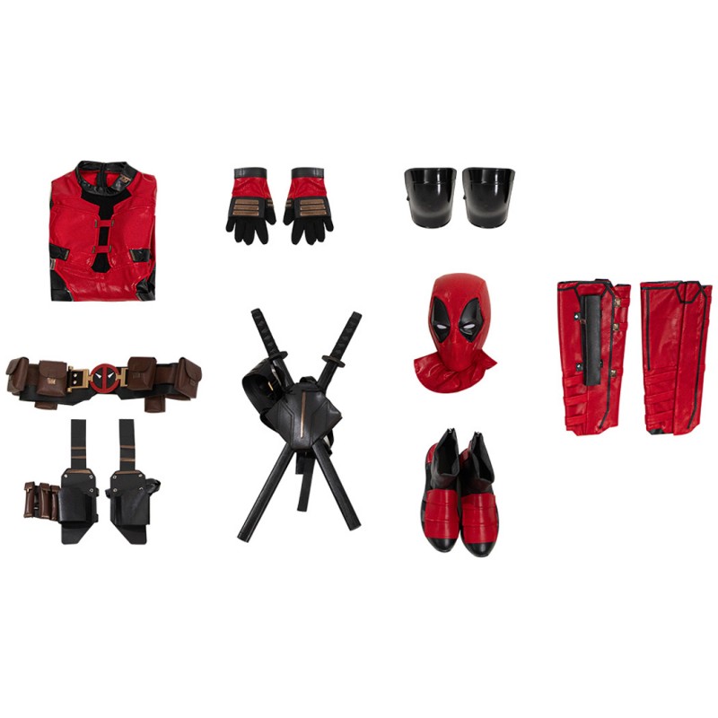 Deadpool 3 Halloween Costume Deadpool Wade Wilson Cosplay Suit Upgrade Version