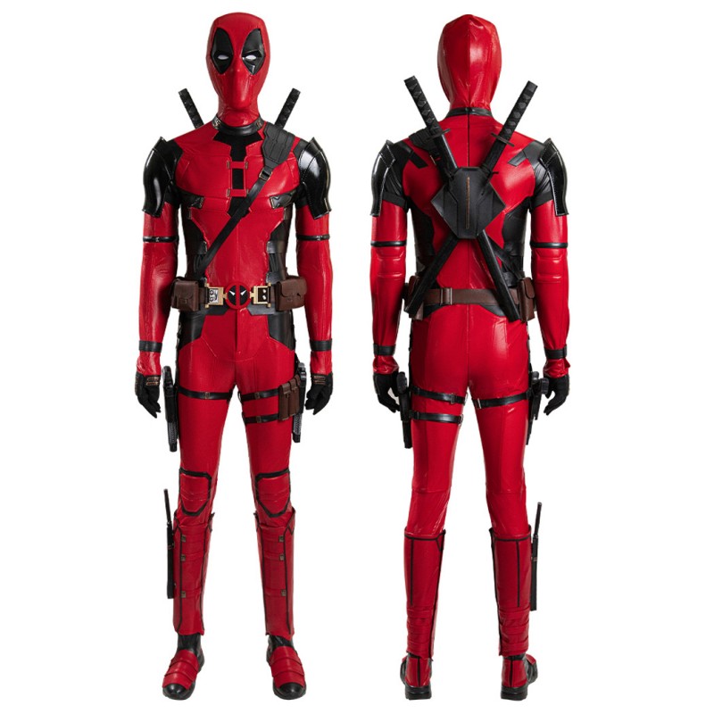Deadpool 3 Halloween Costume Deadpool Wade Wilson Cosplay Suit Upgrade Version