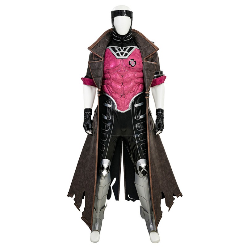 Marvel Rivals Gambit Cosplay Costume Remy LeBeau Halloween Suit