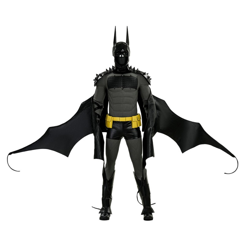Absolute Bat Costume Bruce Wayne Dark Knight Leather Black Suit