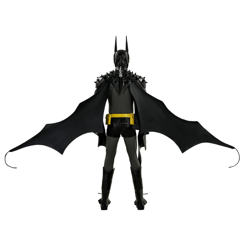 Absolute Bat Costume Bruce Wayne Dark Knight Leather Black Suit