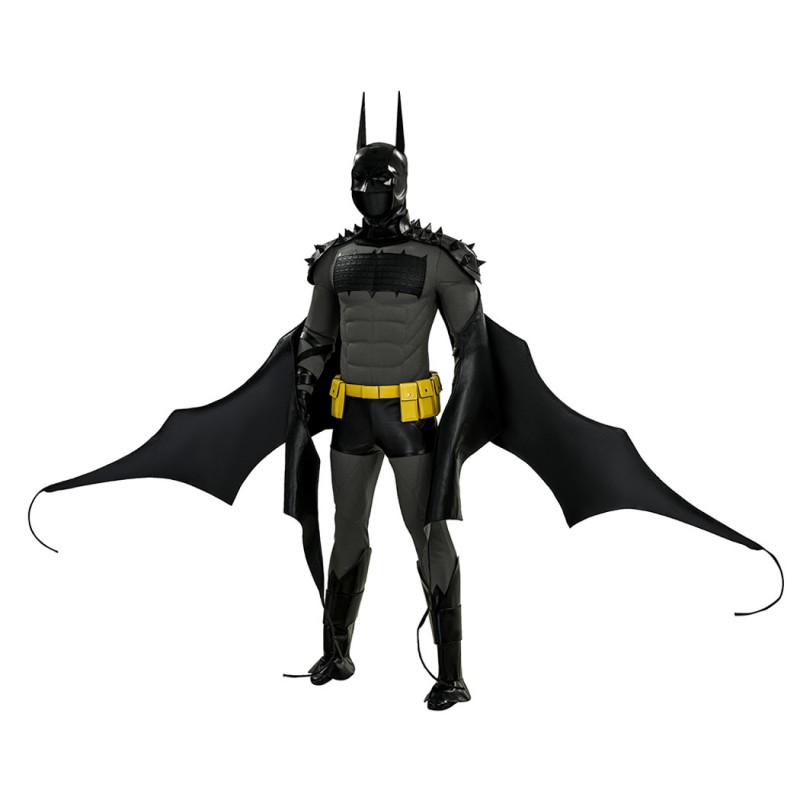 Absolute Bat Costume Bruce Wayne Dark Knight Leather Black Suit