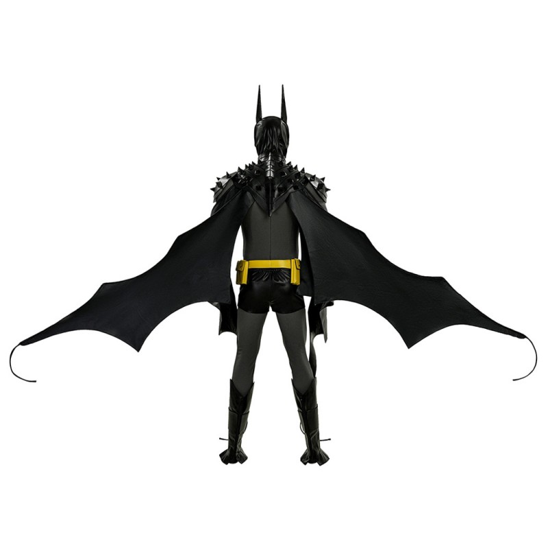 Absolute Bat Costume Bruce Wayne Dark Knight Leather Black Suit