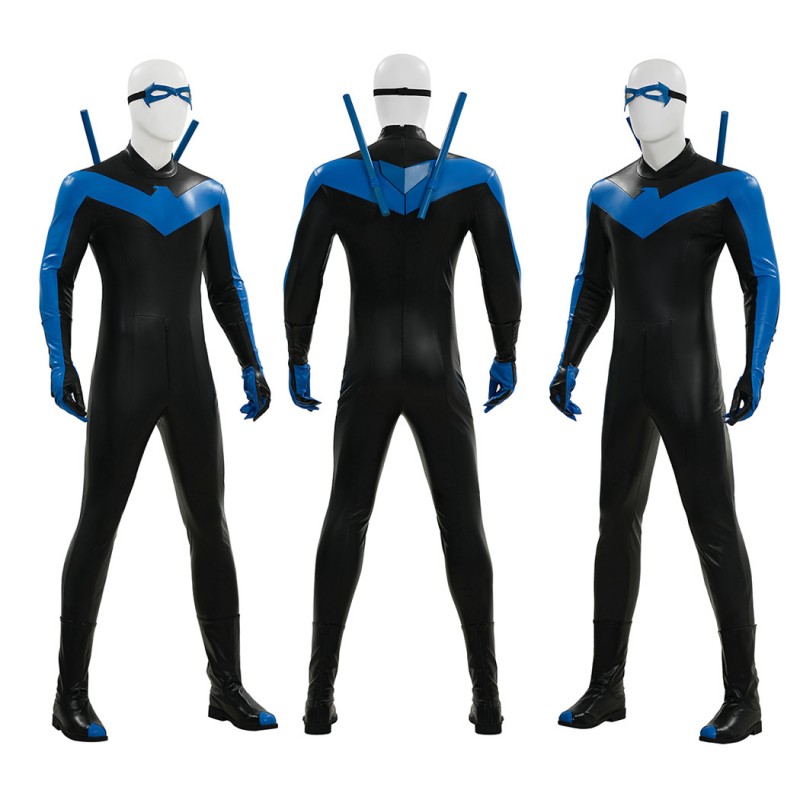 Comic Nightwing Costume New 52 Dick Grayson Cosplay Suit