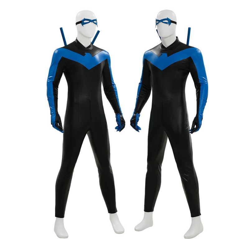 Comic Nightwing Costume New 52 Dick Grayson Cosplay Suit