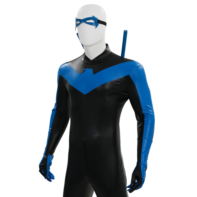 Comic Nightwing Costume New 52 Dick Grayson Cosplay Suit