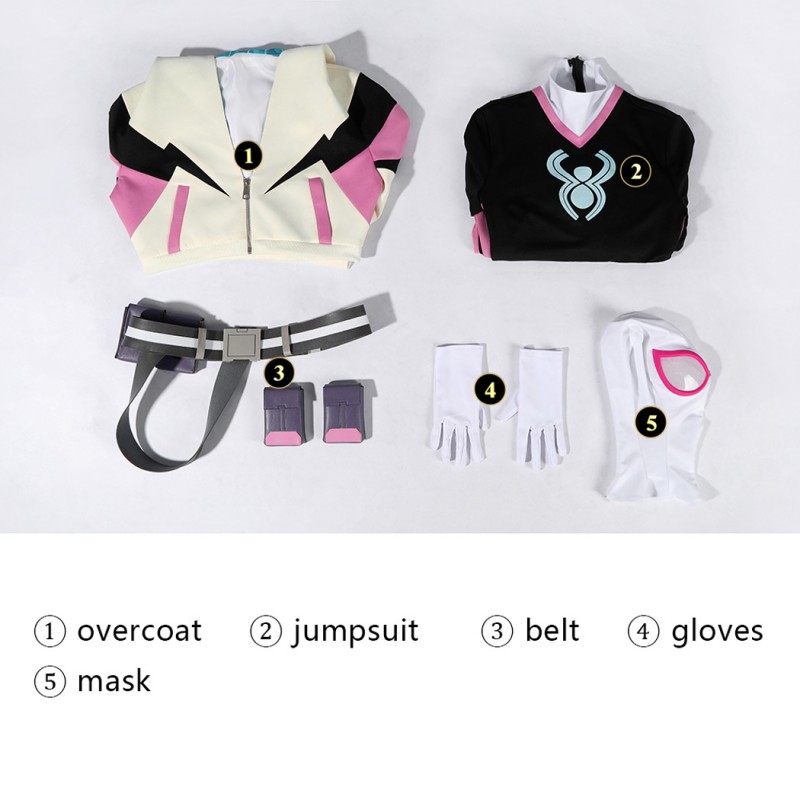Spider Gwen Cosplay Costume Your Friendly Neighborhood Spider-Man Halloween Suit