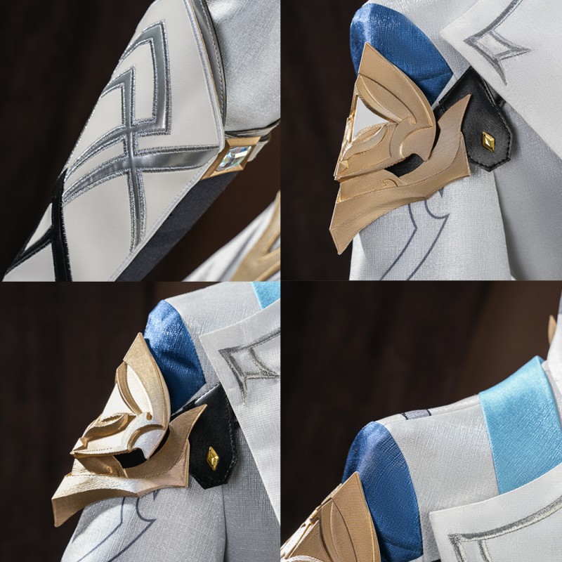 Genshin Impact Traveler Aether Costume Male Cosplay Suit
