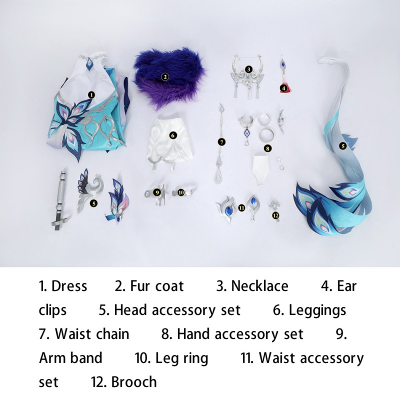 Honkai Star Rail Yao Guang Costume Game Women Cosplay Suit