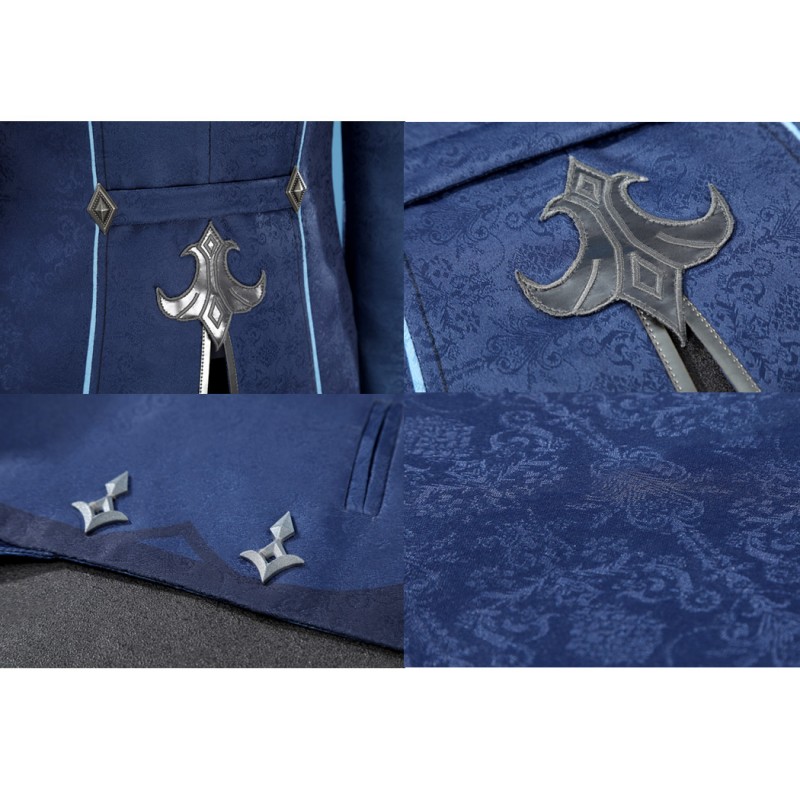 Genshin Impact Neuvillette Costume Game Male Cosplay Suit