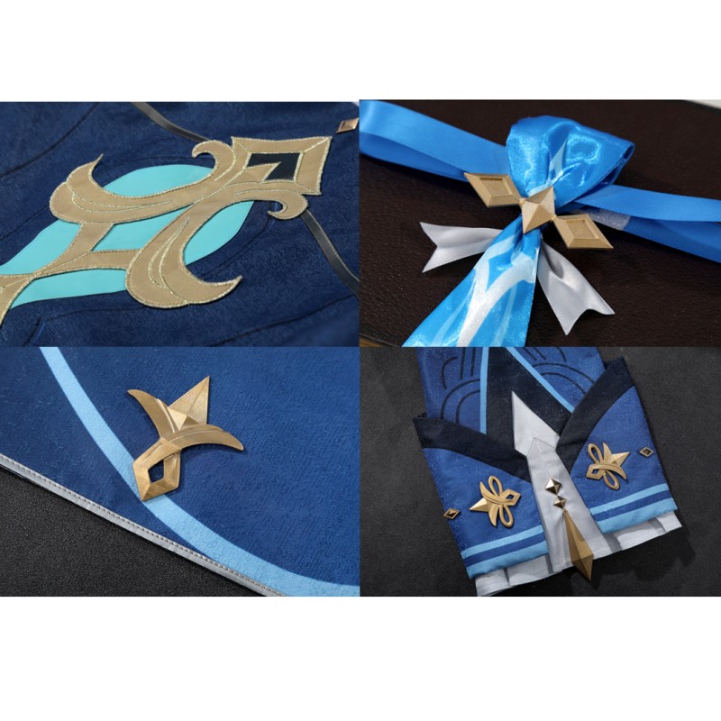 Genshin Impact Neuvillette Costume Game Male Cosplay Suit
