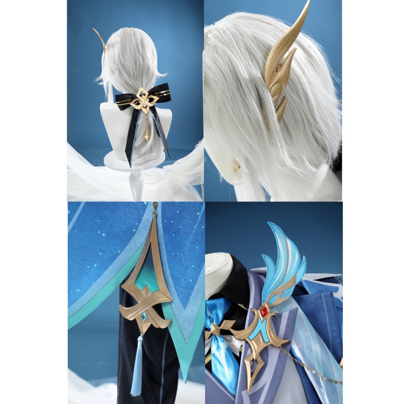 Genshin Impact Neuvillette Costume Game Male Cosplay Suit