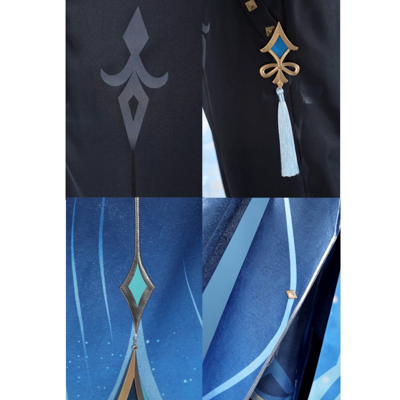 Genshin Impact Neuvillette Costume Game Male Cosplay Suit