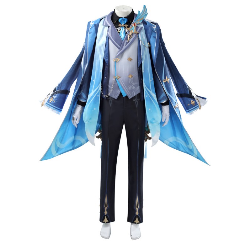Genshin Impact Neuvillette Costume Game Male Cosplay Suit