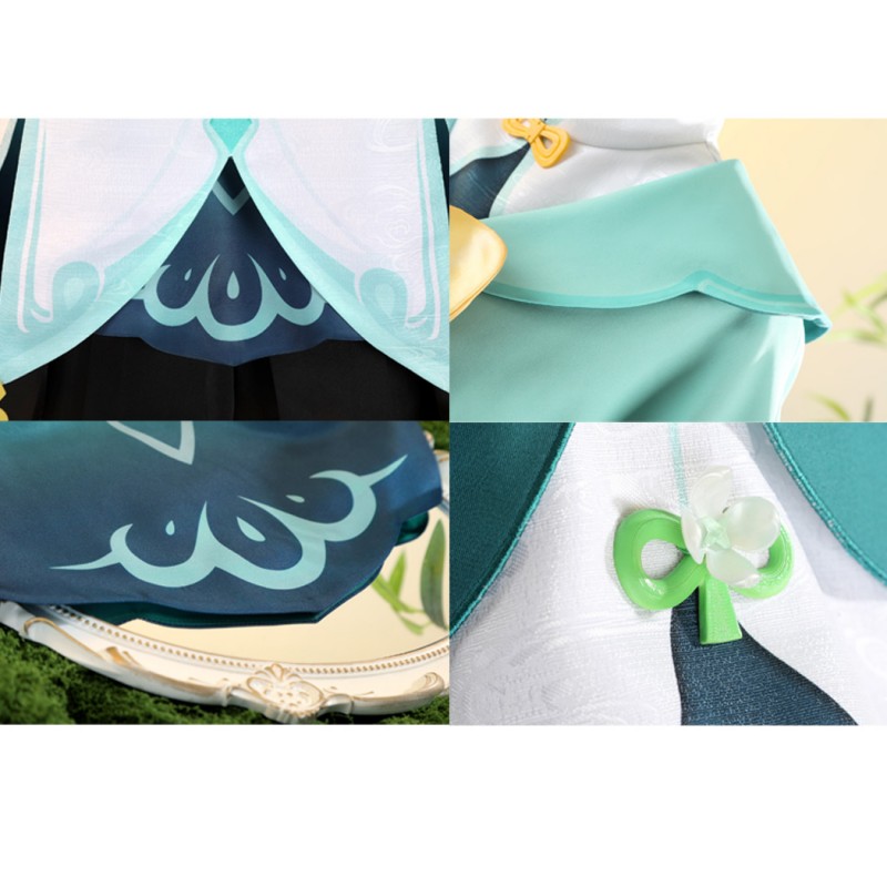 Genshin Impact Yaoyao Cosplay Costume Game Women Suit