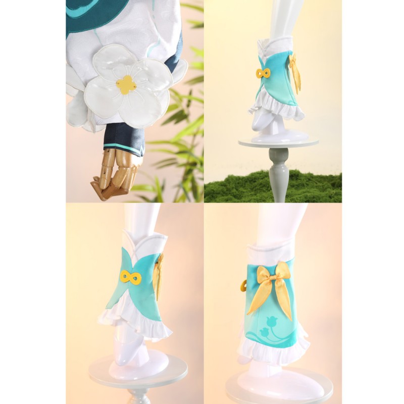Genshin Impact Yaoyao Cosplay Costume Game Women Suit