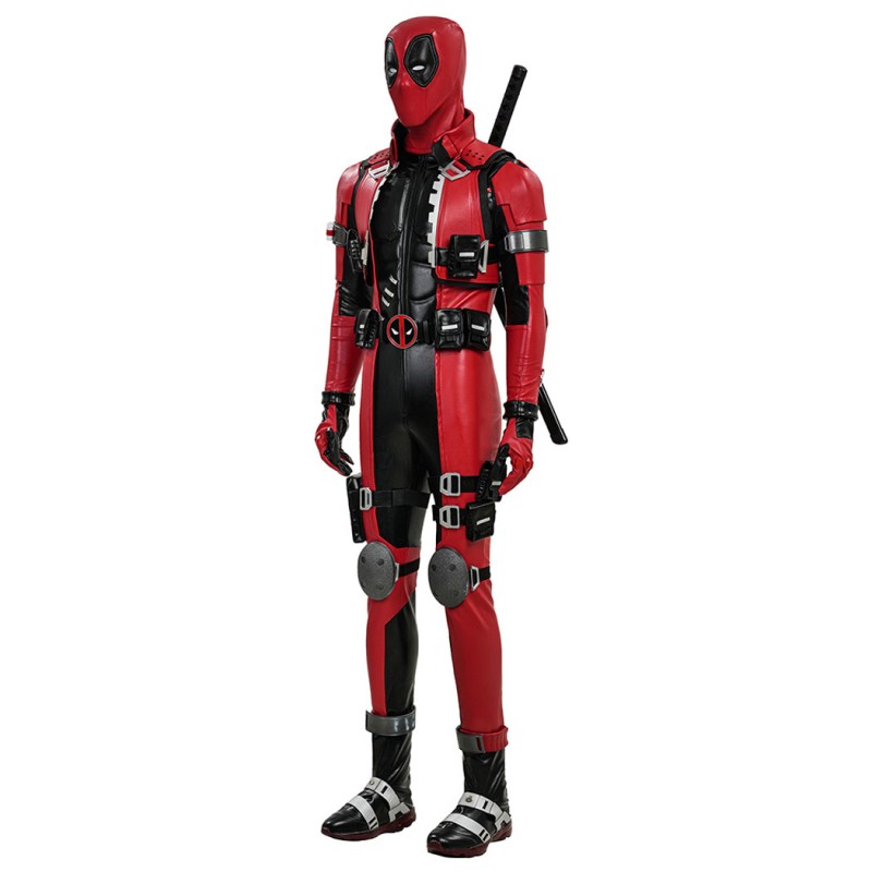 Marvel Rivals Deadpool Cosplay Costumes Red Halloween Suit