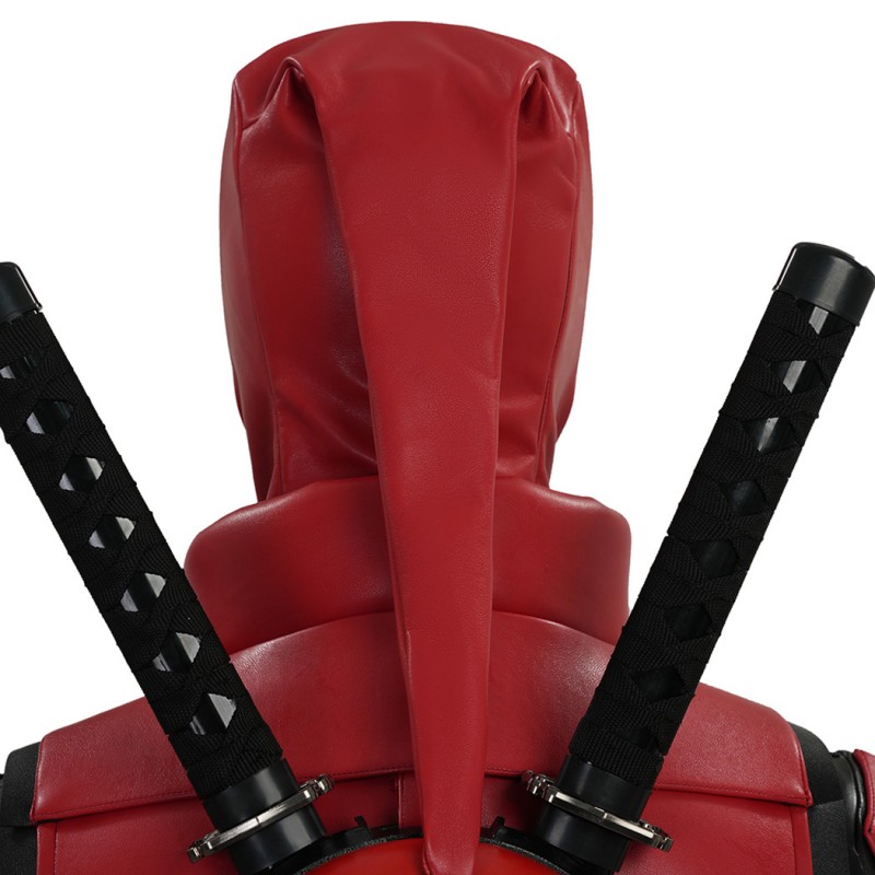 Marvel Rivals Deadpool Cosplay Costumes Red Halloween Suit