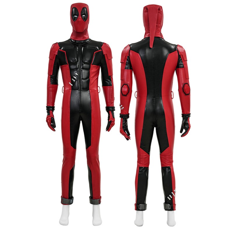 Marvel Rivals Deadpool Cosplay Costumes Red Halloween Suit
