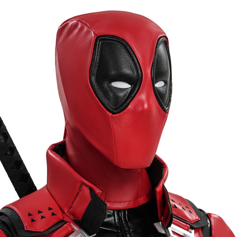 Marvel Rivals Deadpool Cosplay Costumes Red Halloween Suit