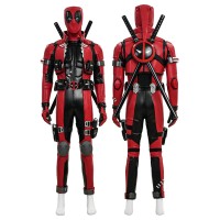 Marvel Rivals Deadpool Cosplay Costumes Red Halloween Suit