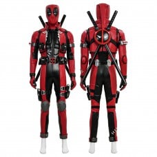 Marvel Rivals Deadpool Cosplay Costumes Red Halloween Suit