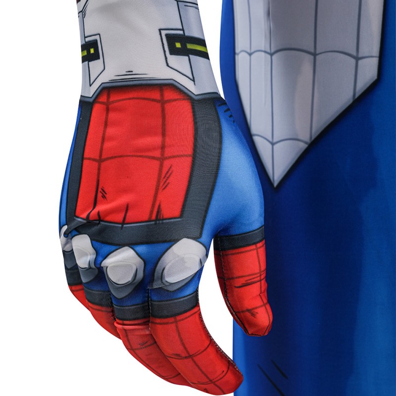 Marvel Tokon Fighting Souls Jumpsuit Spider-Man Cosplay Costumes Printed Suit