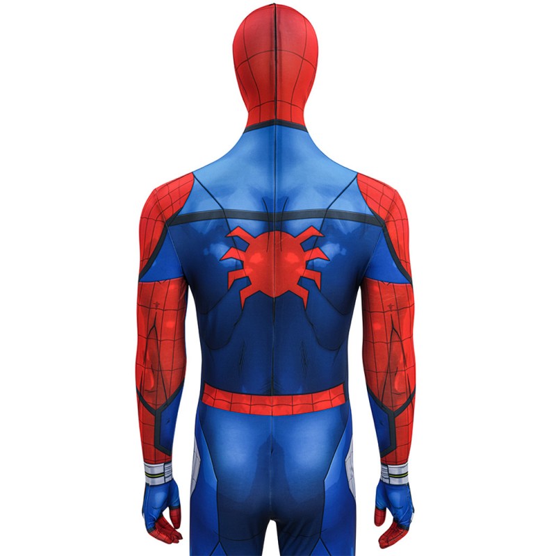 Marvel Tokon Fighting Souls Jumpsuit Spider-Man Cosplay Costumes Printed Suit
