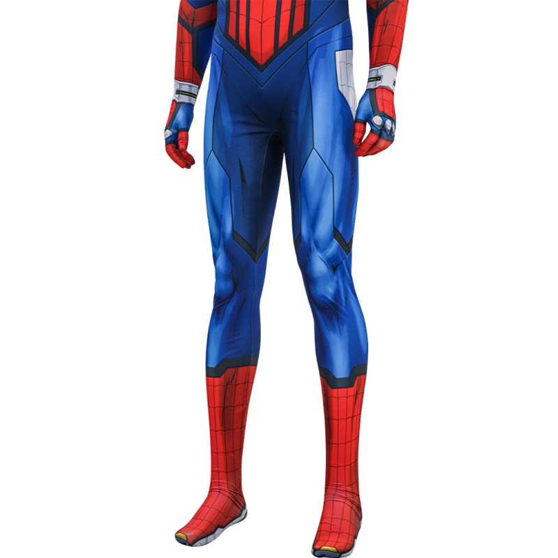 Marvel Tokon Fighting Souls Jumpsuit Spider-Man Cosplay Costumes Printed Suit