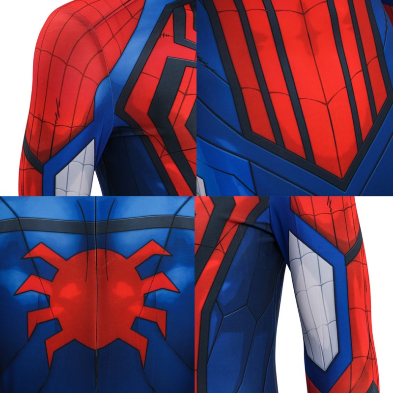 Marvel Tokon Fighting Souls Jumpsuit Spider-Man Cosplay Costumes Printed Suit
