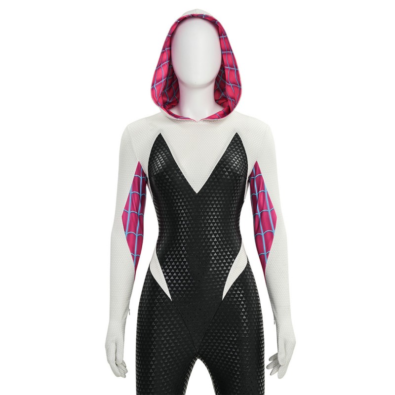 Spider-Gwen Cosplay Costume Spider-Man Across the Spider-Verse Halloween Suit Upgraded Version