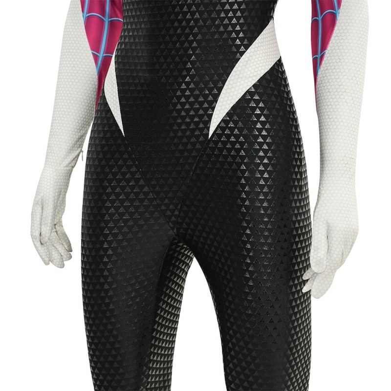 Spider-Gwen Cosplay Costume Spider-Man Across the Spider-Verse Halloween Suit Upgraded Version