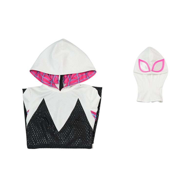 Spider-Gwen Cosplay Costume Spider-Man Across the Spider-Verse Halloween Suit Upgraded Version