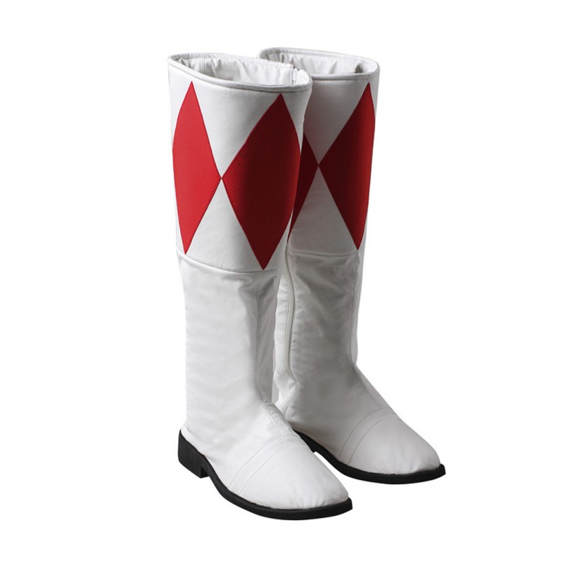 Multiple Colors Power Rangers Boots Mighty Morphin Shoes MMPR Cosplay Costumes