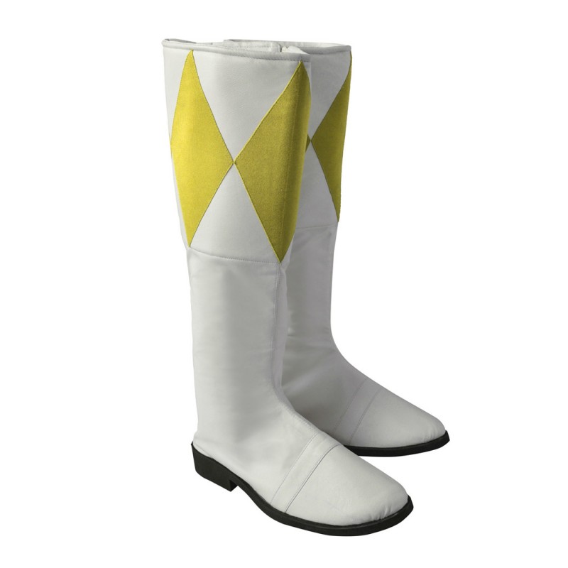 Multiple Colors Power Rangers Boots Mighty Morphin Shoes MMPR Cosplay Costumes