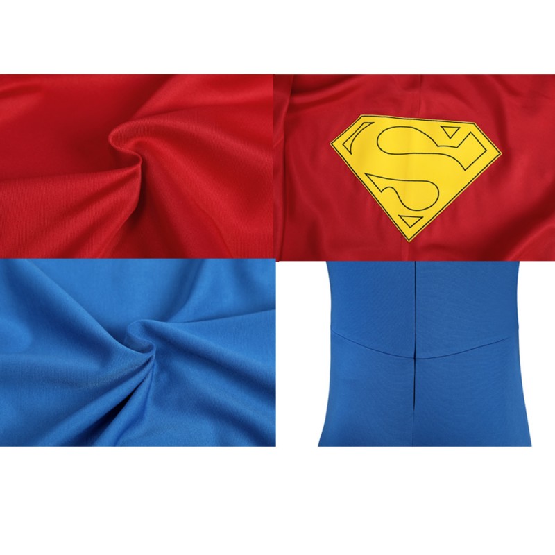 Super 1978 Cosplay Costume Christopher Reeve Classic Suit Clark Kent Outfit