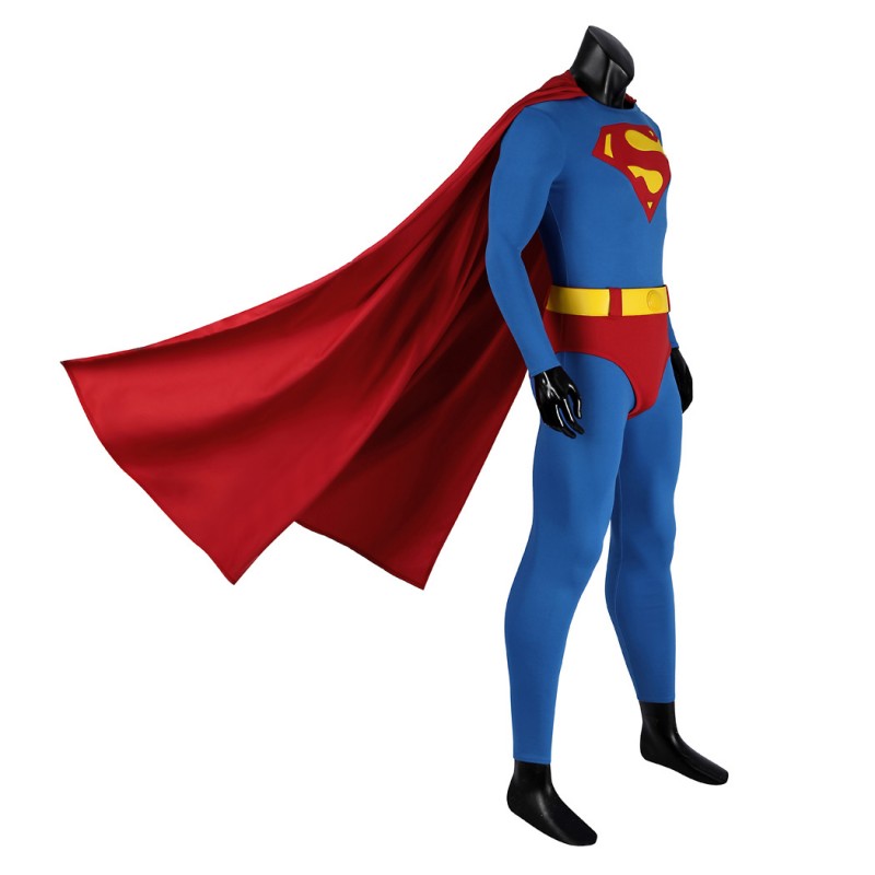 Super 1978 Cosplay Costume Christopher Reeve Classic Suit Clark Kent Outfit