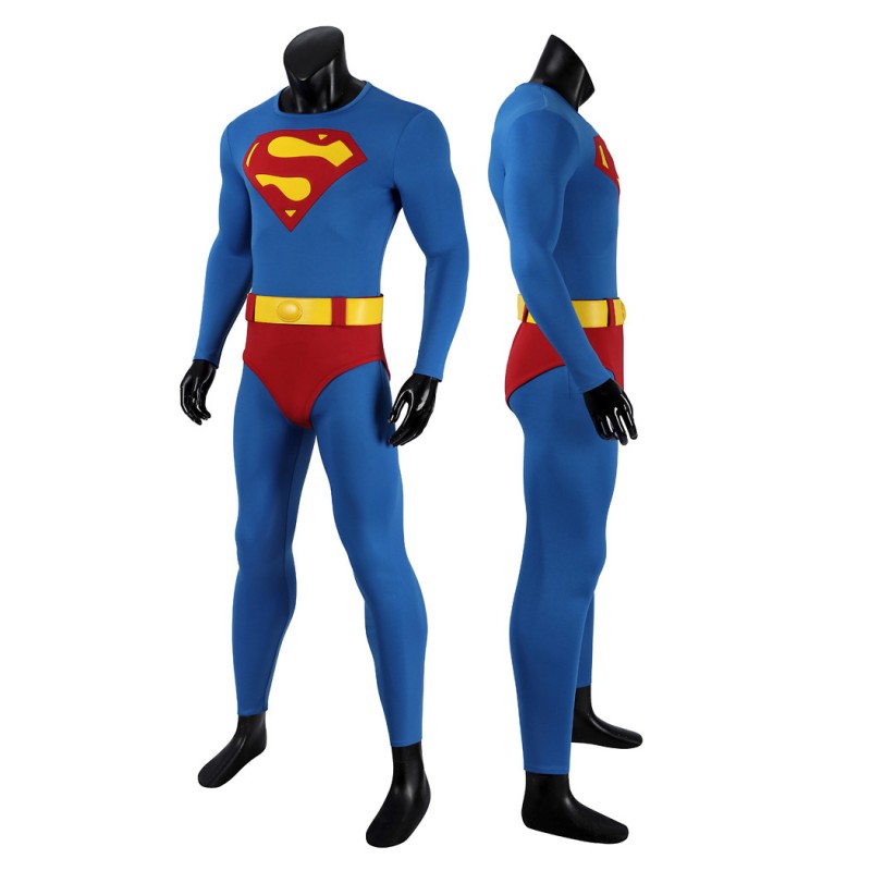 Super 1978 Cosplay Costume Christopher Reeve Classic Suit Clark Kent Outfit