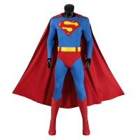Super 1978 Cosplay Costume Christopher Reeve Classic Suit Clark Kent Outfit