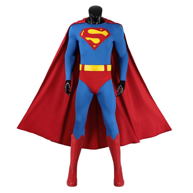 Super 1978 Cosplay Costume Christopher Reeve Classic Suit Clark Kent Outfit