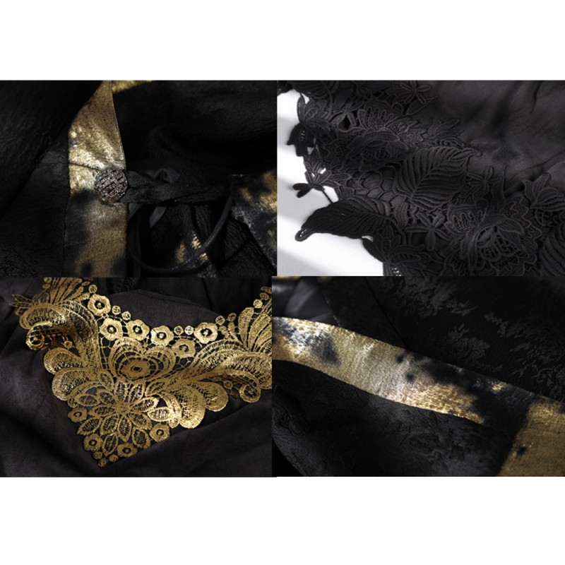 Dark Souls 3 Fire Keeper Cosplay Costume Black Dress Cloak Women Halloween Suit